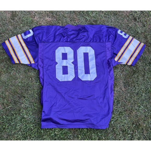 1995 Starter Pro Line Minnesota Vikings Cris Carter Football Jersey #80 Size 52 - Picture 7 of 8